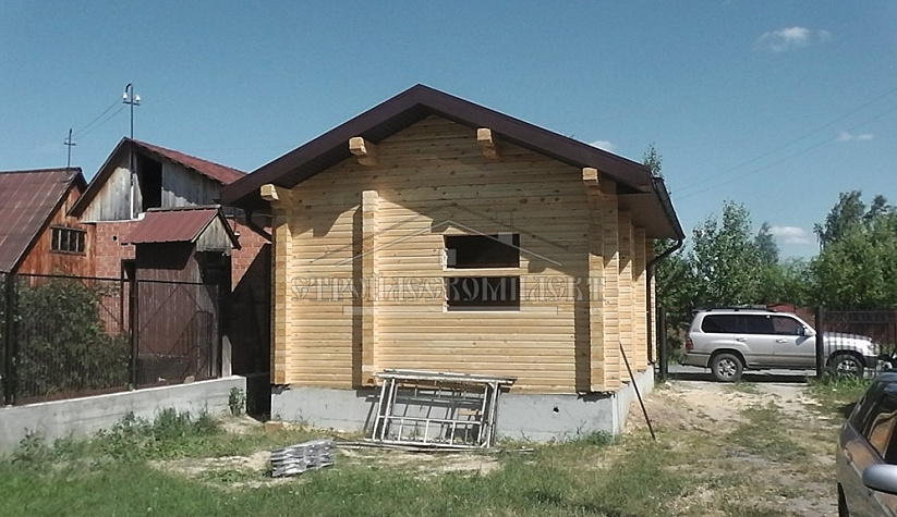 Баня из профилированного бруса на Салаирском тракте